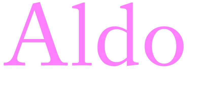 Aldo - girls name