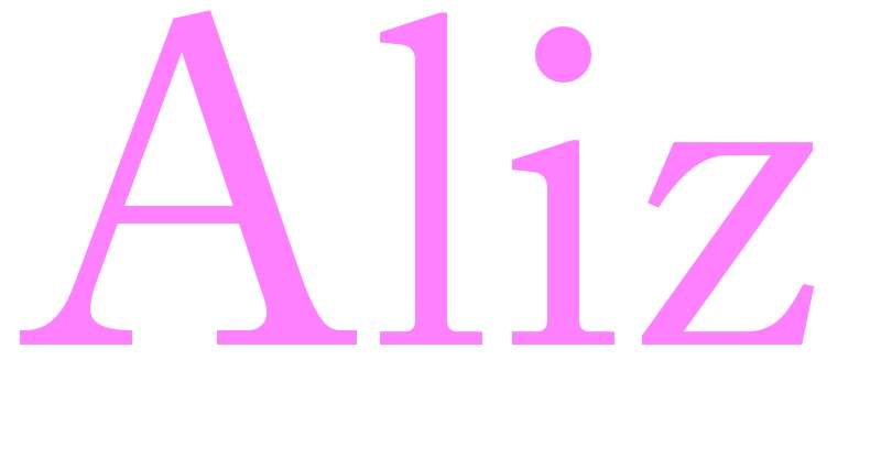 Aliz - girls name