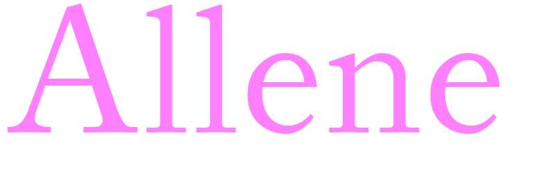 Allene - girls name