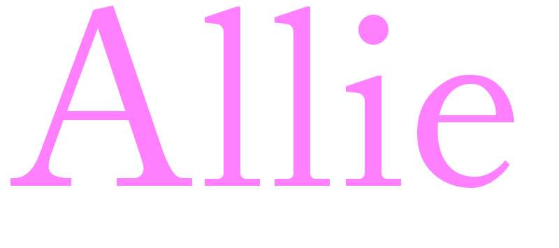 Allie - girls name