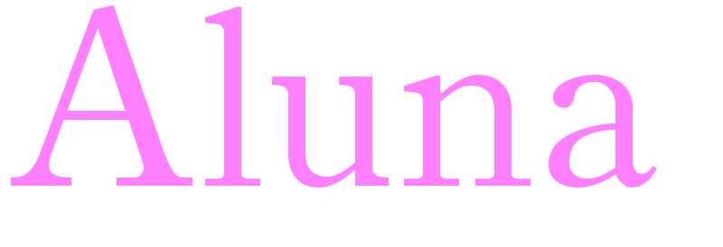 Aluna - girls name