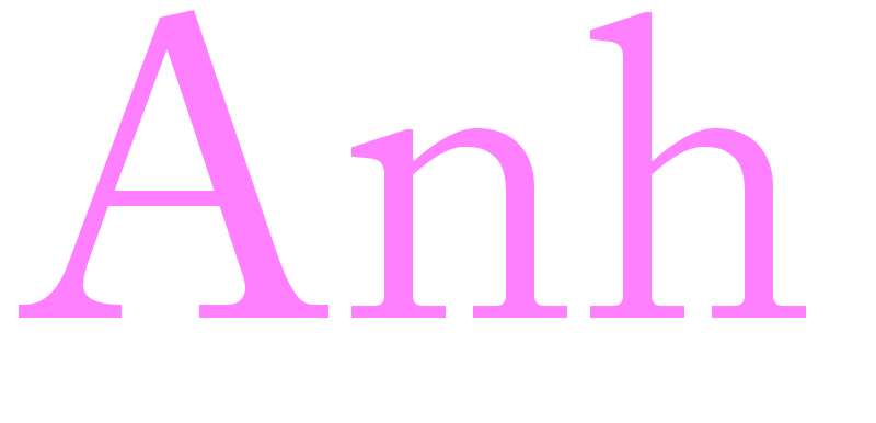 Anh - girls name