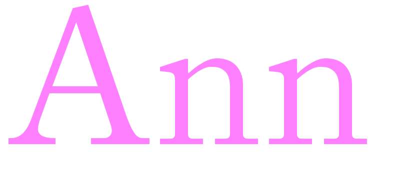 Ann - girls name