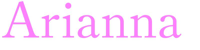 Arianna - girls name