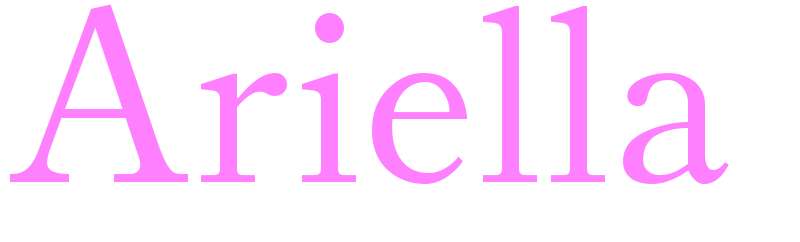 Ariella - girls name
