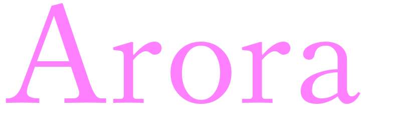 Arora - girls name