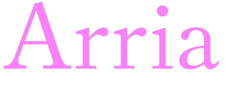 Arria - girls name