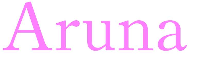Aruna - girls name