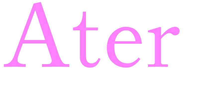 Ater - girls name