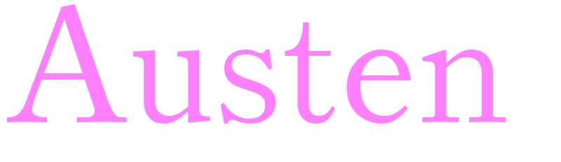 Austen - girls name