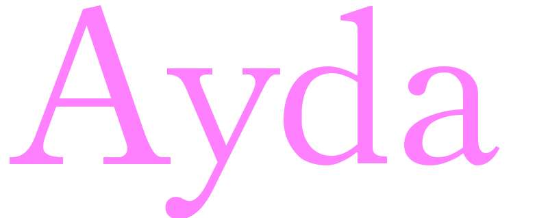 Ayda - girls name