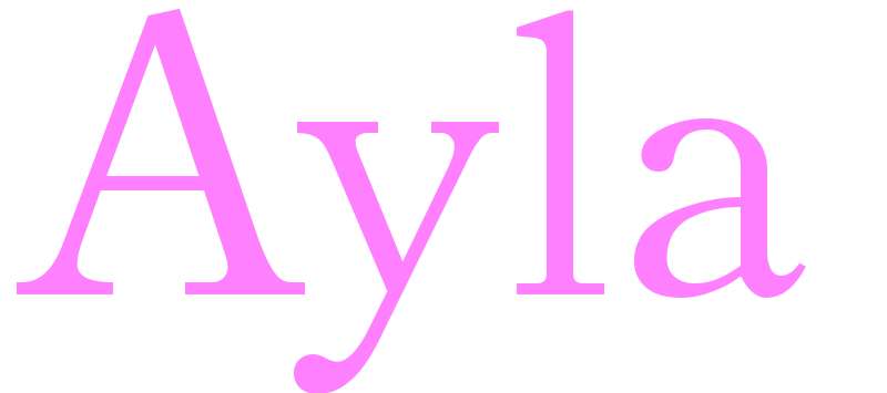 Ayla - girls name