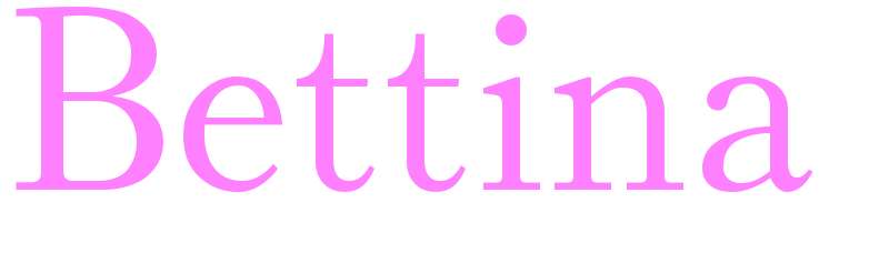 Bettina - girls name
