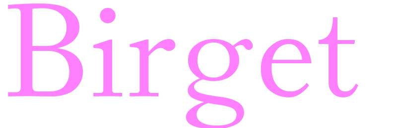 Birget - girls name