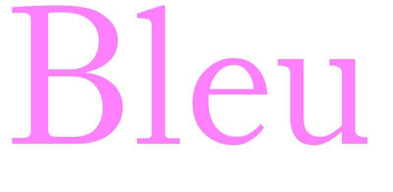 Bleu - girls name