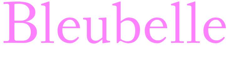 Bleubelle - girls name
