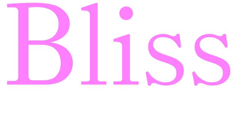 Bliss - girls name