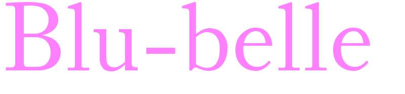 Blu-belle - girls name