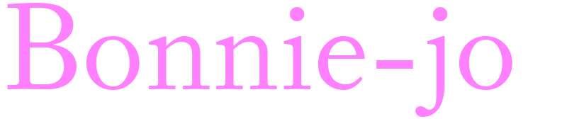 Bonnie jo Name For Girls UK Baby Names