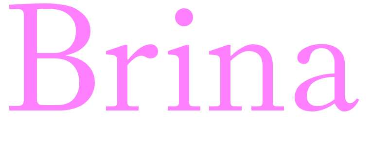Brina - girls name