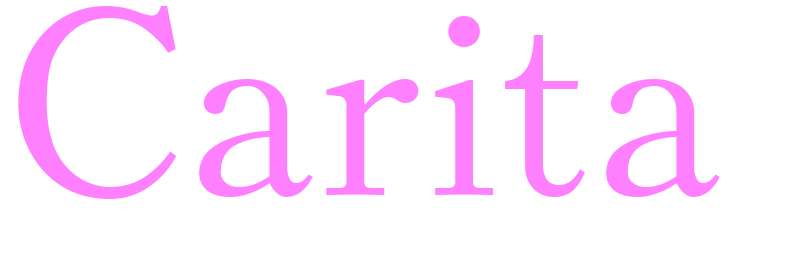 Carita - girls name