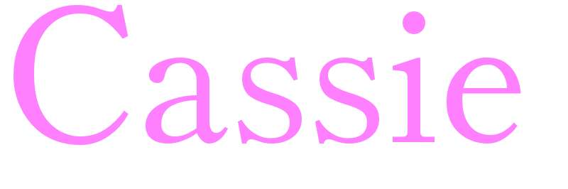 Cassie - girls name