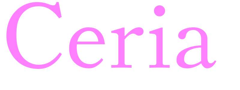 Ceria - girls name