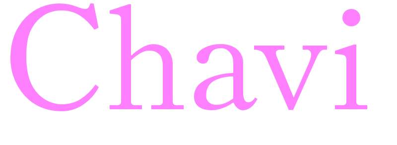 Chavi - girls name