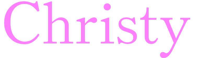 Christy - girls name