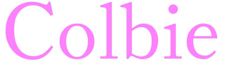 Colbie - girls name