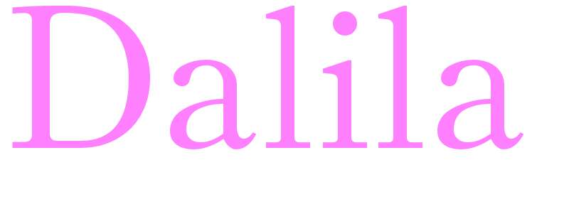 Dalila - girls name