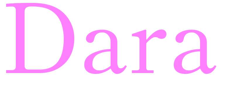 Dara - girls name