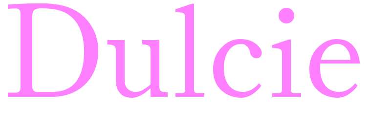 Dulcie - girls name