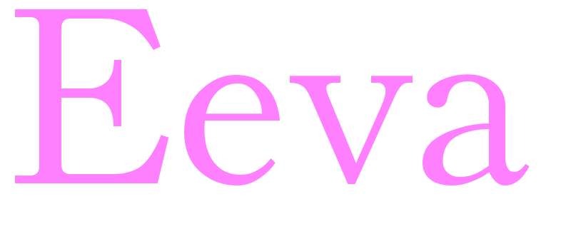 Eeva - girls name