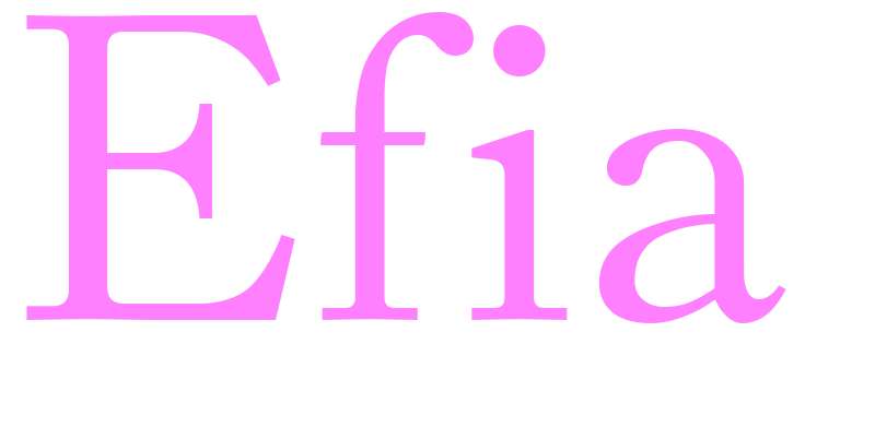 Efia - girls name