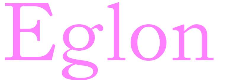 Eglon - girls name