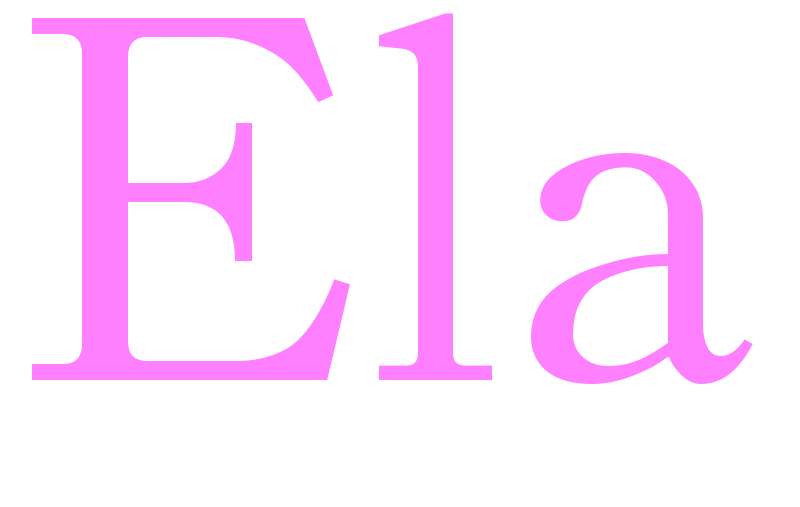 Ela - girls name