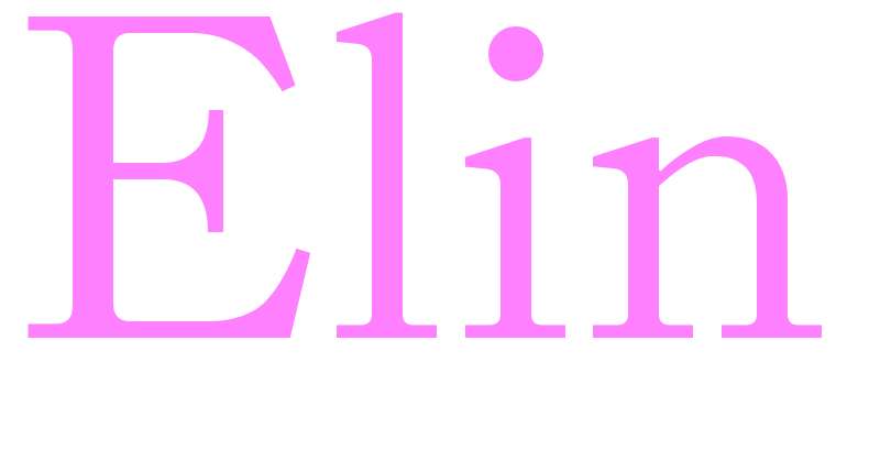 Elin - girls name