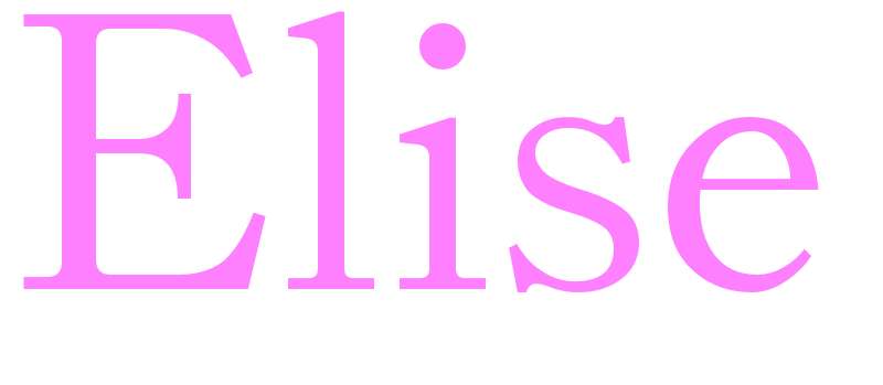 Elise - girls name