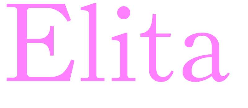 Elita - girls name