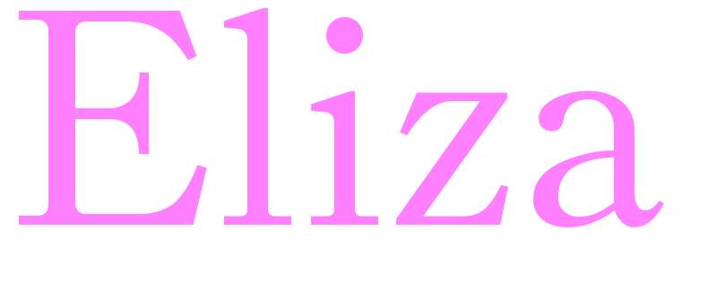 Eliza - girls name