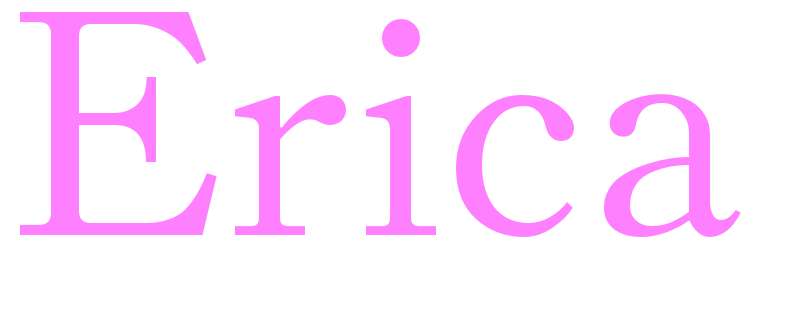 Erica - girls name