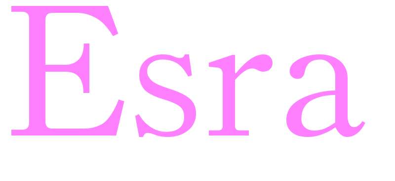 Esra - girls name
