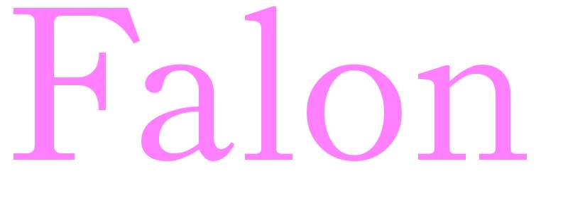 Falon - girls name