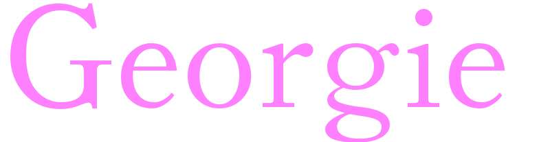 Georgie - girls name
