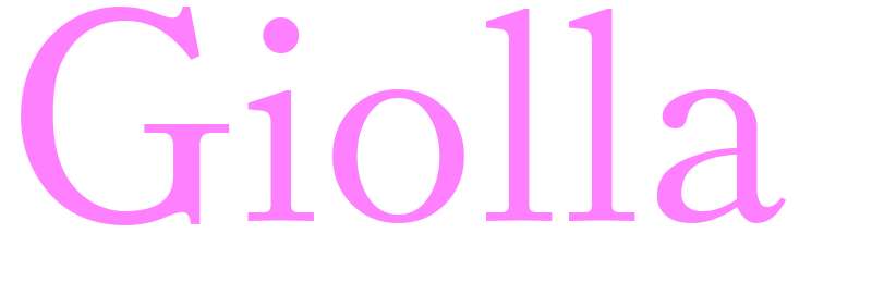 Giolla - girls name