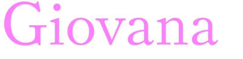 Giovana - girls name