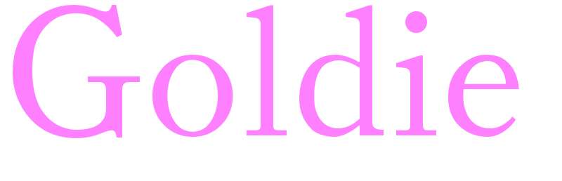 Goldie - girls name