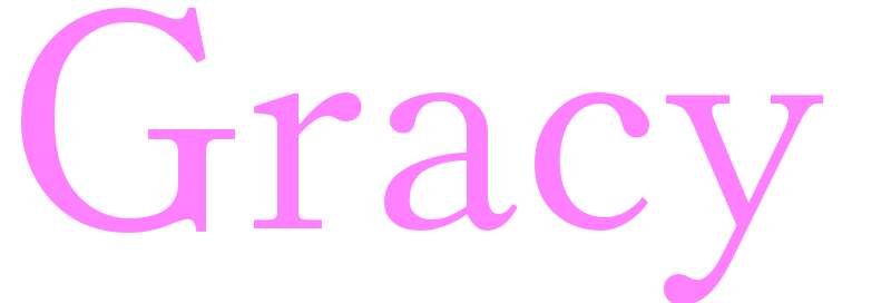 Gracy - girls name