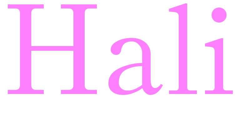 Hali - girls name